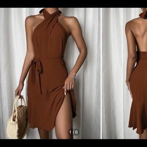 Never worn brown dress